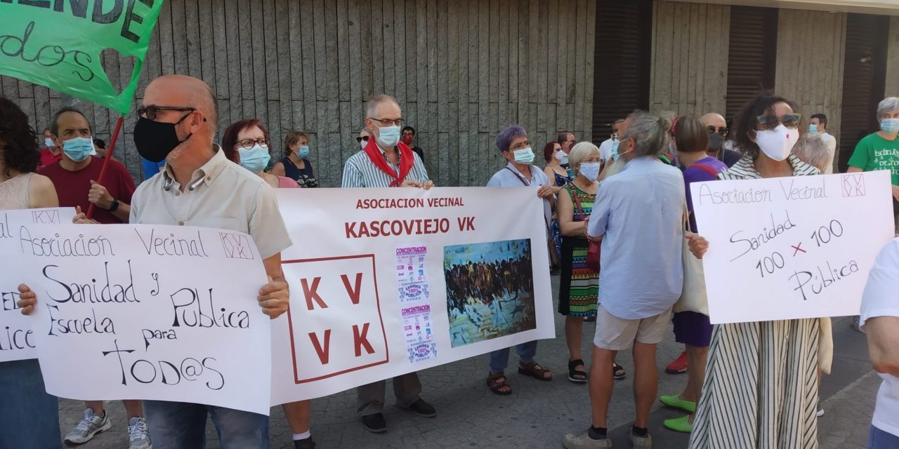“Nada para la privada”: éxito en la concentración por la sanidad pública ante la Asamblea de Madrid