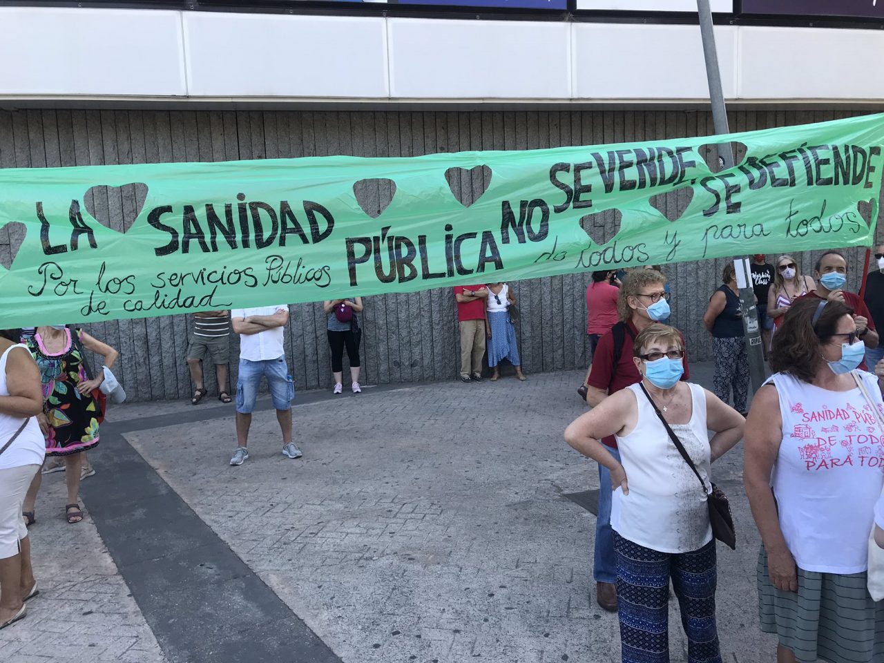 La FRAVM anima a apoyar las concentraciones ante los centros sanitarios de esta tarde y mañana