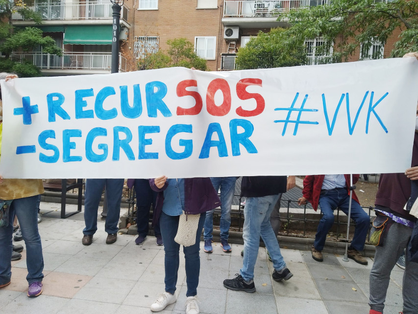 Asociaciones vecinales y en defensa de la salud, sindicatos y partidos de izquierda se unen para hacer frente a las medidas segregadoras de Ayuso