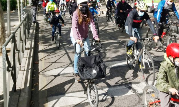 Éxito de participación en la segunda bicicletada vecinal en Leganés
