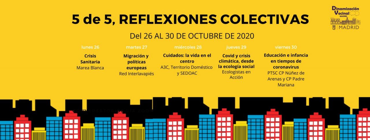 5 de 5, reflexiones colectivas: conversatorios sobre temas de actualidad