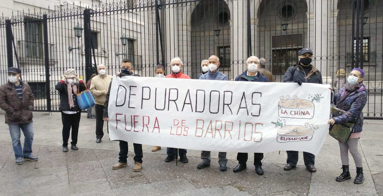 Las asociaciones vecinales afectadas piden al MITECO la eliminación definitiva de las obsoletas depuradoras de La China y Butarque