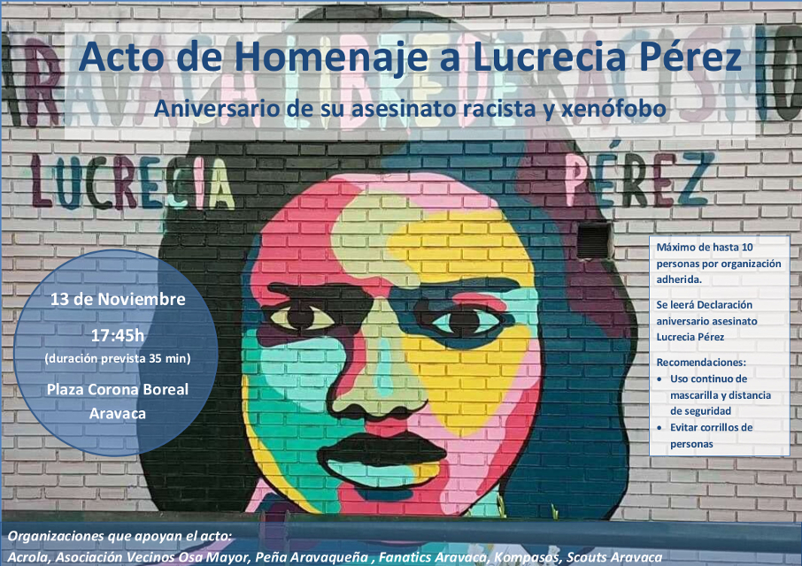 28 años del asesinato ultraderechista de Lucrecia Pérez: prohibido olvidar