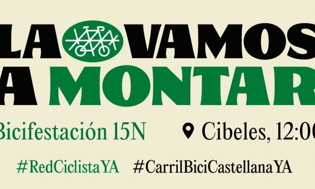 El 15 de noviembre, pedalea para demandar una red ciclista amplia y segura