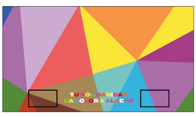 Dos murales de la fundación de Okuda presidirán la entrega de menús solidarios de la Asociación Vecinal de Aluche