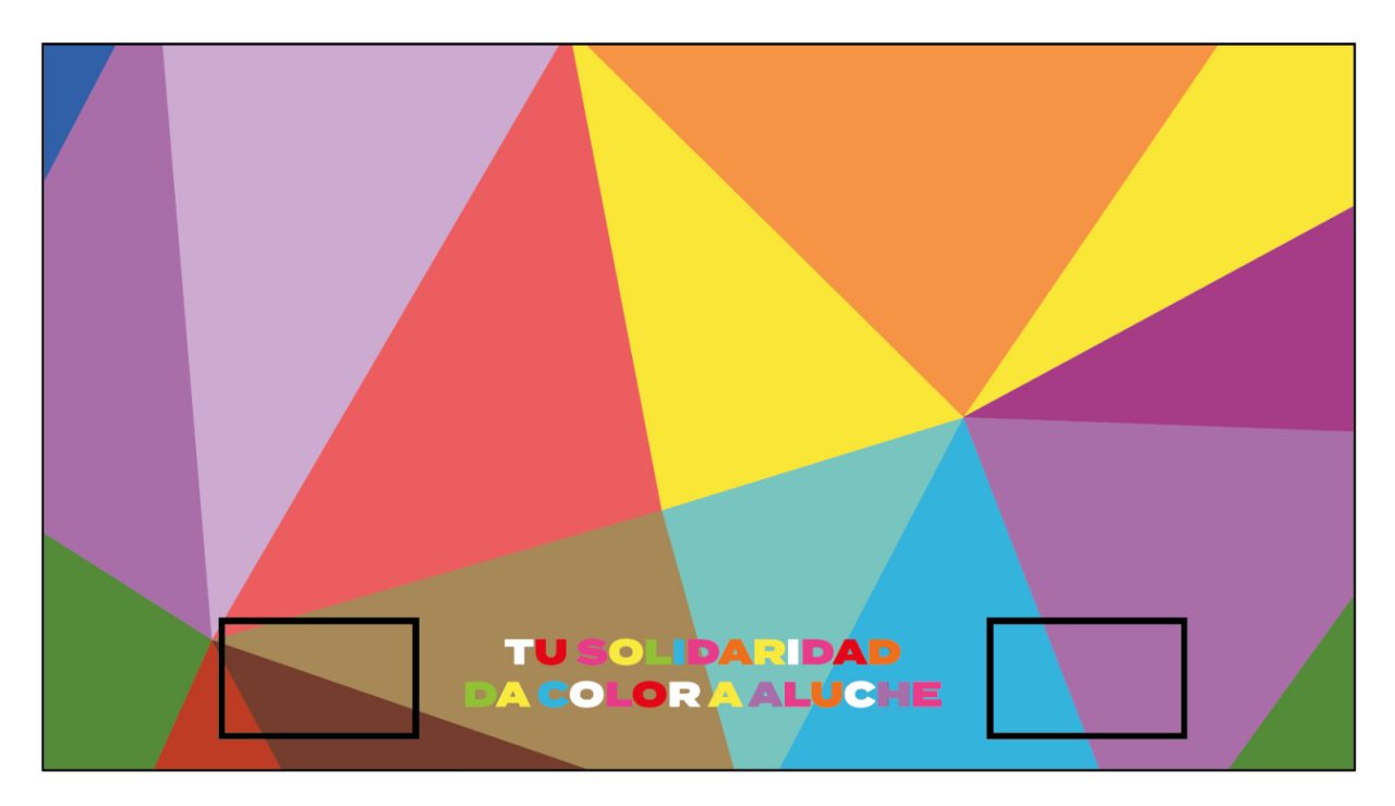 Dos murales de la fundación de Okuda presidirán la entrega de menús solidarios de la Asociación Vecinal de Aluche