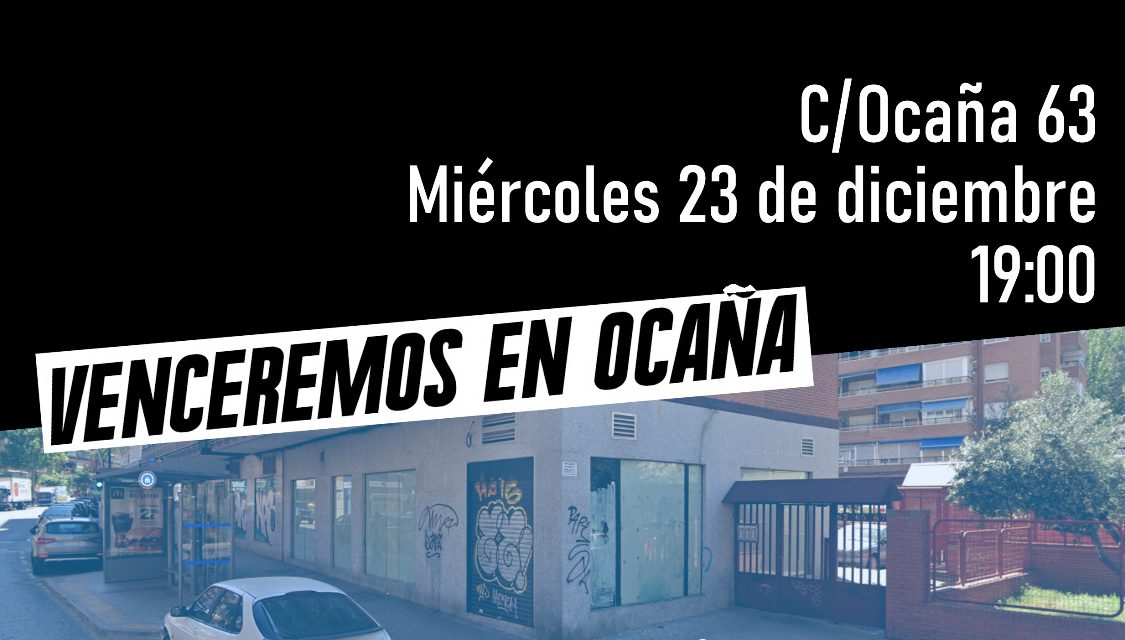 Nueva concentración vecinal contra la inminente apertura de un local de apuestas en la calle Ocaña