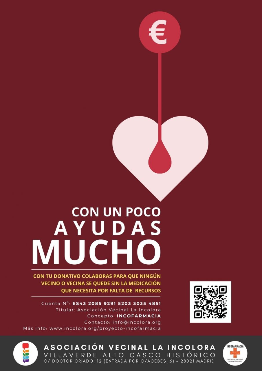 Cartel de la campaña Incofarmacia