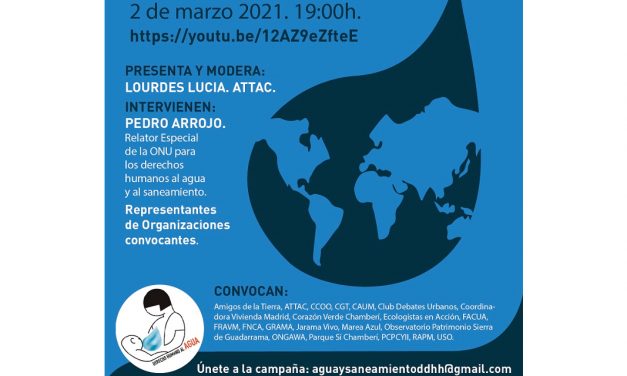 Arranca la campaña “Agua y saneamiento, derechos humanos básicos para la vida” en la Comunidad de Madrid