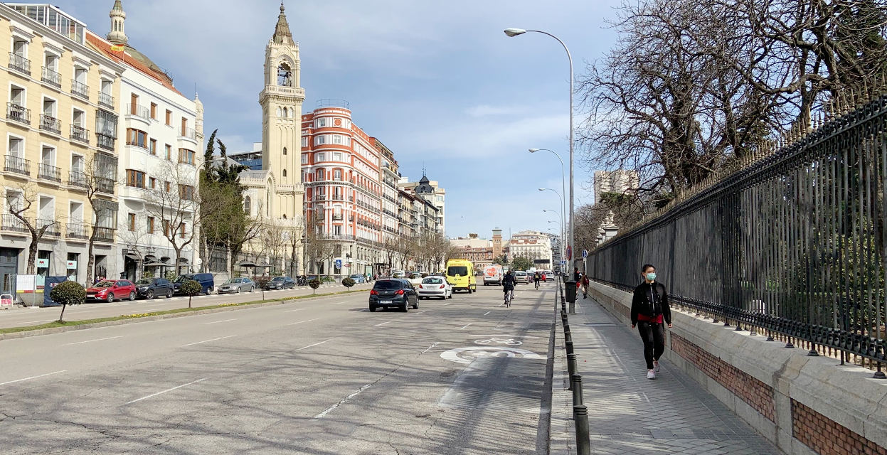 Pedimos la apertura de itinerarios peatonales y de bicicletas en los grandes parques cerrados por el temporal Filomena