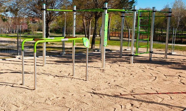 Aravaca estrena área de calistenia gracias a una propuesta de su asociación vecinal