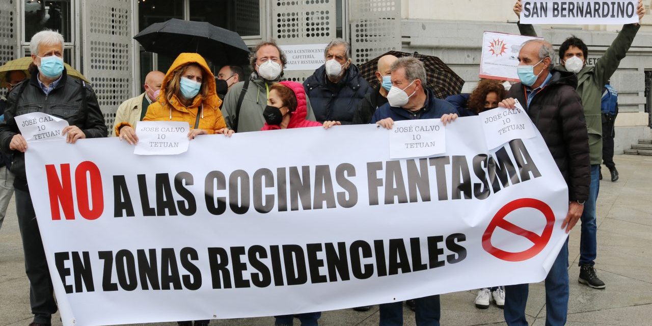 La FRAVM denuncia ocho establecimientos de cocinas fantasma y pide la intervención urgente del Ayuntamiento