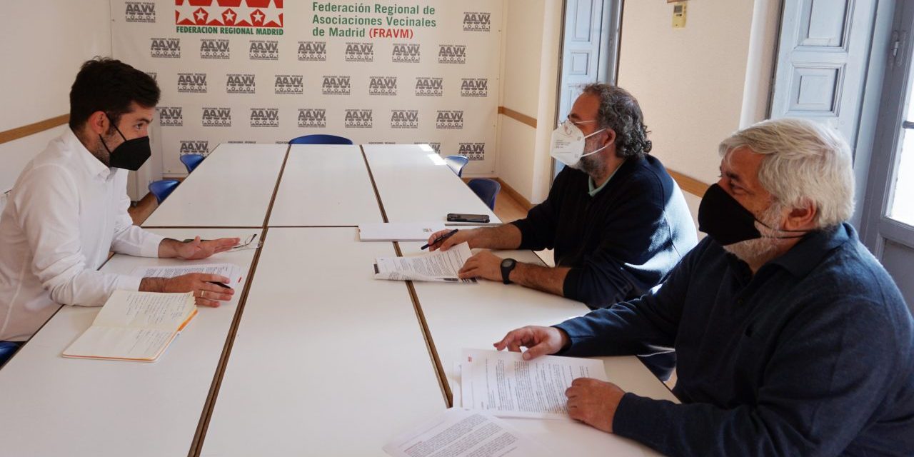 La FRAVM presenta a Ciudadanos sus propuestas de cara al 4M