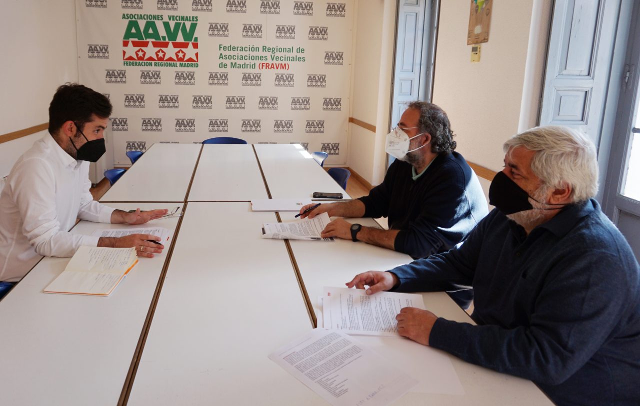 La FRAVM presenta a Ciudadanos sus propuestas de cara al 4M