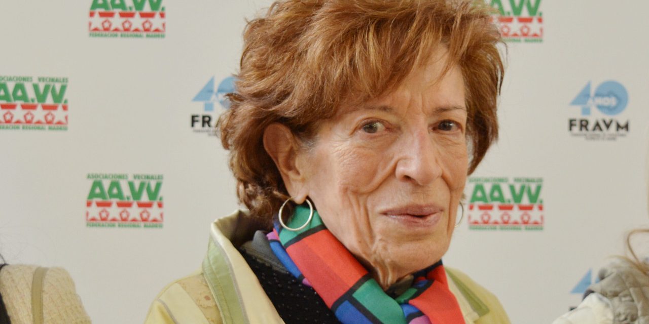 Fallece Julia García, voz y alma de la colonia Roger de Flor de Carabanchel
