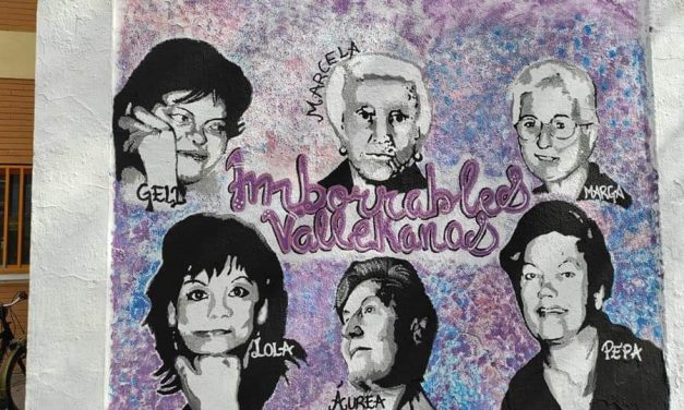 El mural de las imborrables de Vallecas se queda