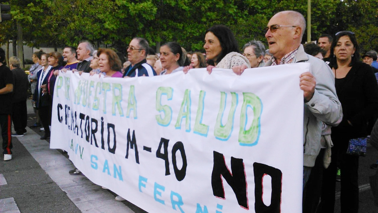 La amenaza del crematorio planea de nuevo sobre San Fermín (Usera)
