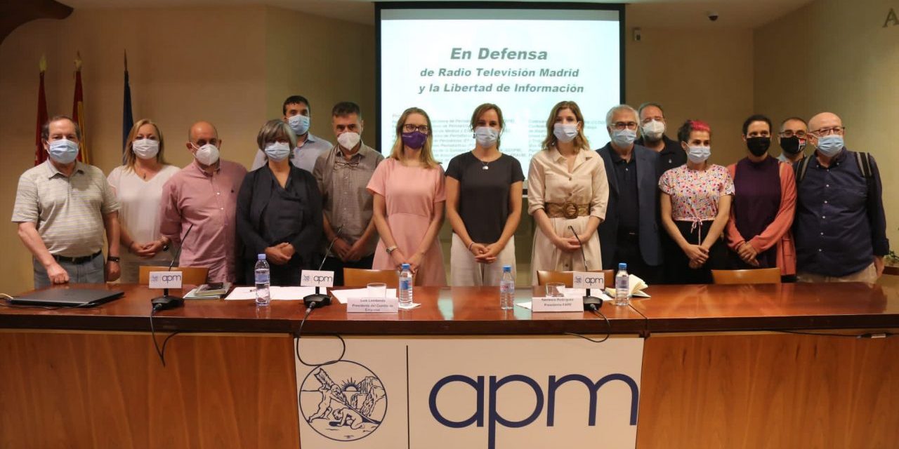 La FRAVM se une a las organizaciones de periodistas y otros colectivos en su defensa de la radiotelevisión pública madrileña