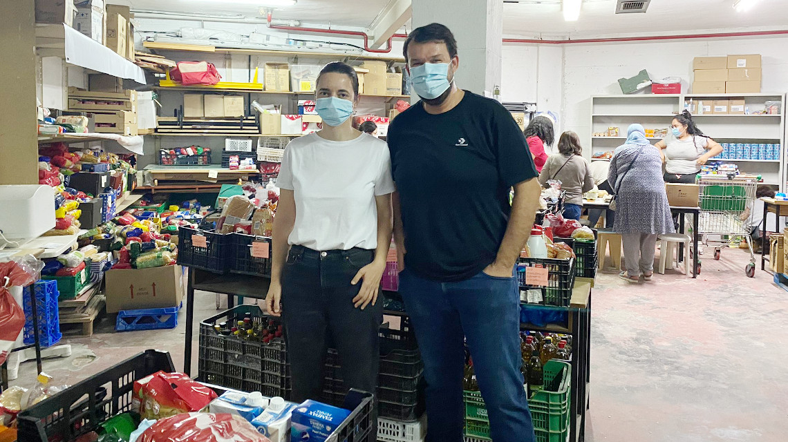 Reparto de alimentos de la Red de Apoyo de Arganzuela, junio de 2021 / Red de Apoyo de Arganzuela