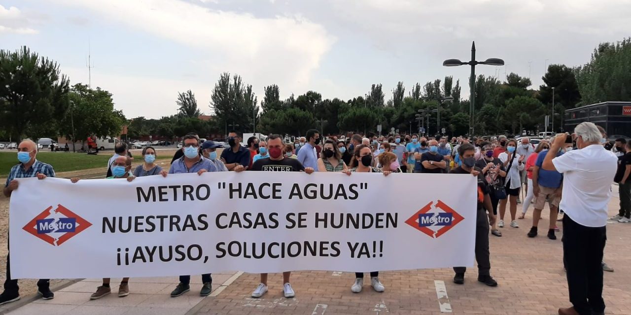 La Plataforma de Afectados por la Línea 7B de Metro pide al delegado del Gobierno que les permita concentrarse el 2 de mayo en la Puerta del Sol