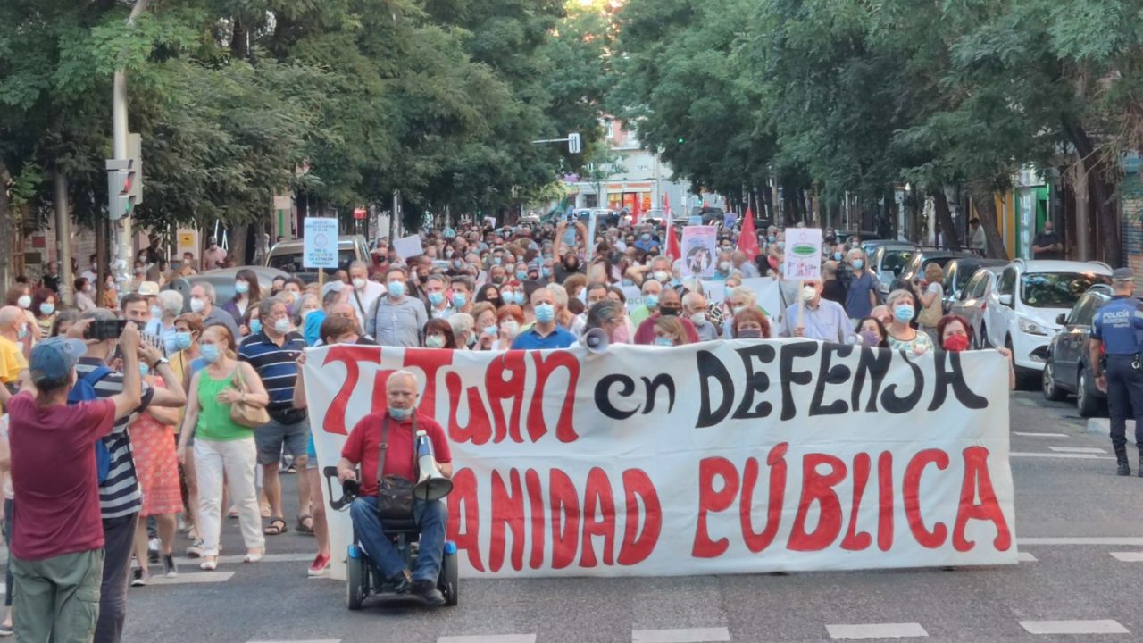 El movimiento vecinal de Tetuán convoca una nueva protesta contra el cierre del Centro de Salud de Villaamil