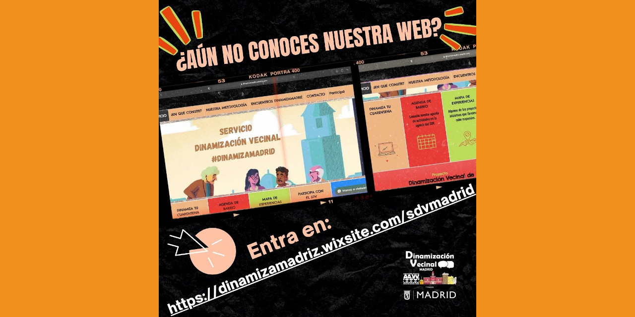 El Servicio de Dinamización Vecinal estrena web
