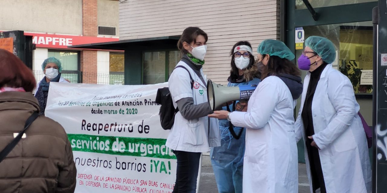 Galería de imágenes de una semana de concentraciones por la reapertura de las Urgencias de Atención Primaria