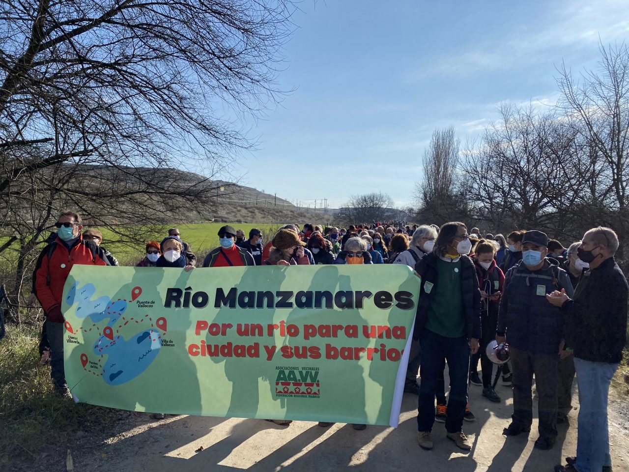 20N: cuatro marchas para defender la recuperación de la zona sur del río Manzanares