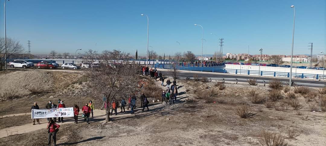 Medio millar de personas denuncia la mala gestión de la incineradora de Valdemingómez y exige su cierre