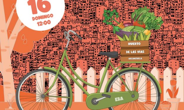 Una marcha ciclista recorrerá Arganzuela para celebrar la continuidad del huerto comunitario Las Vías