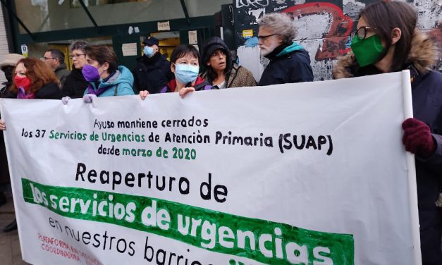 Nueva manifestación en Ciudad Lineal y San Blas para exigir la reapertura de las urgencias de Atención Primaria