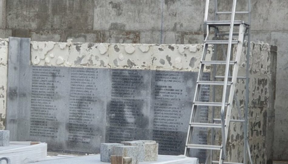 Reponer el Memorial de las Víctimas del Franquismo, una cuestión de Justicia
