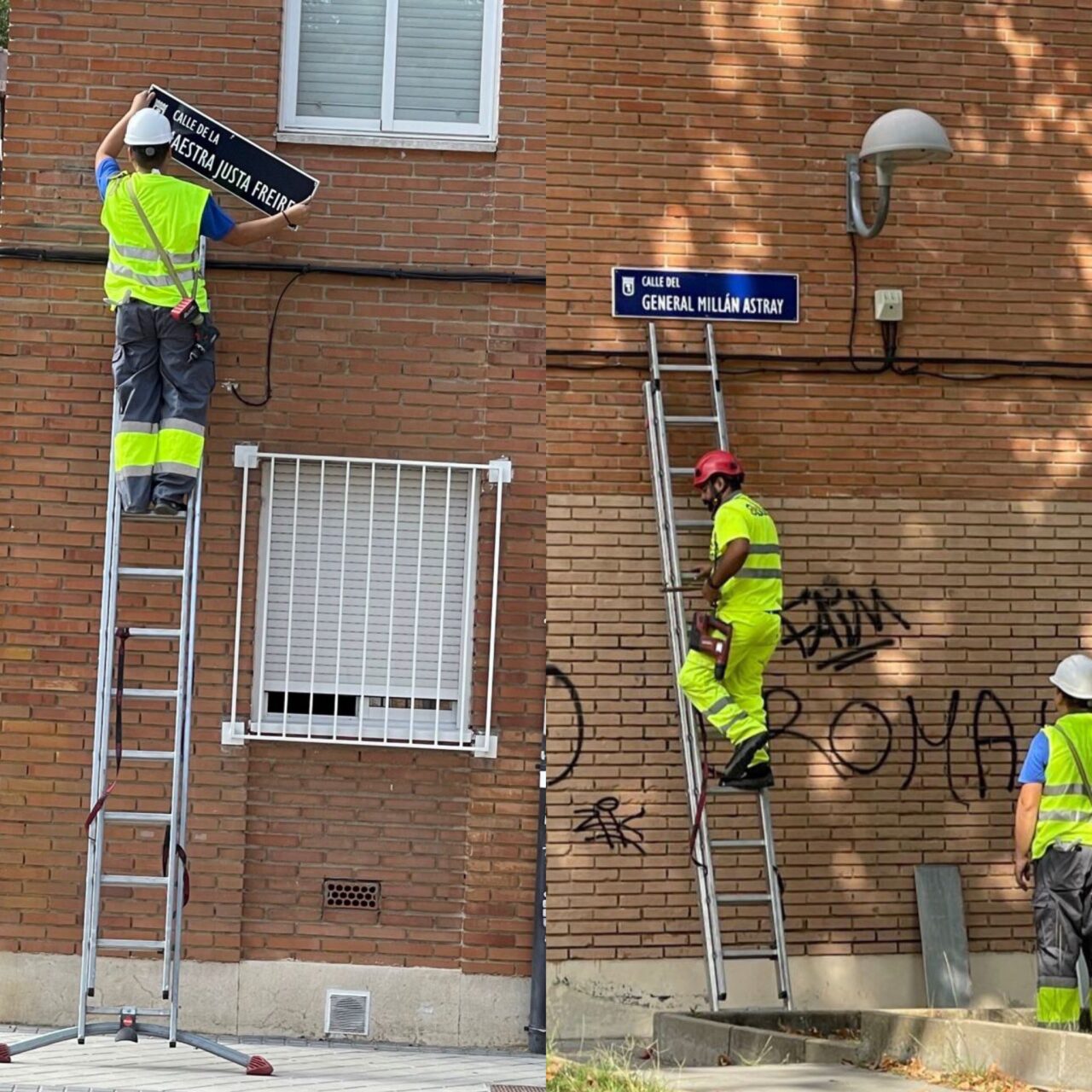 Cambio del nombre de la calle en 2021