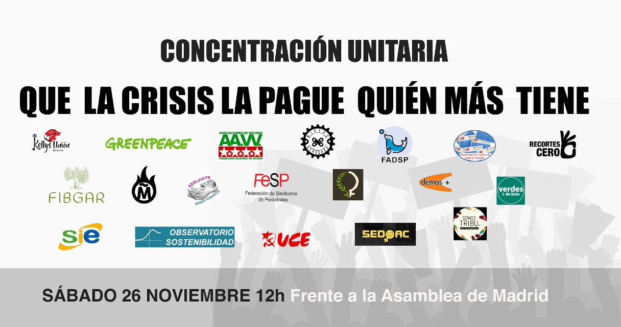 26-N: unidad frente a la crisis y el aumento de precios