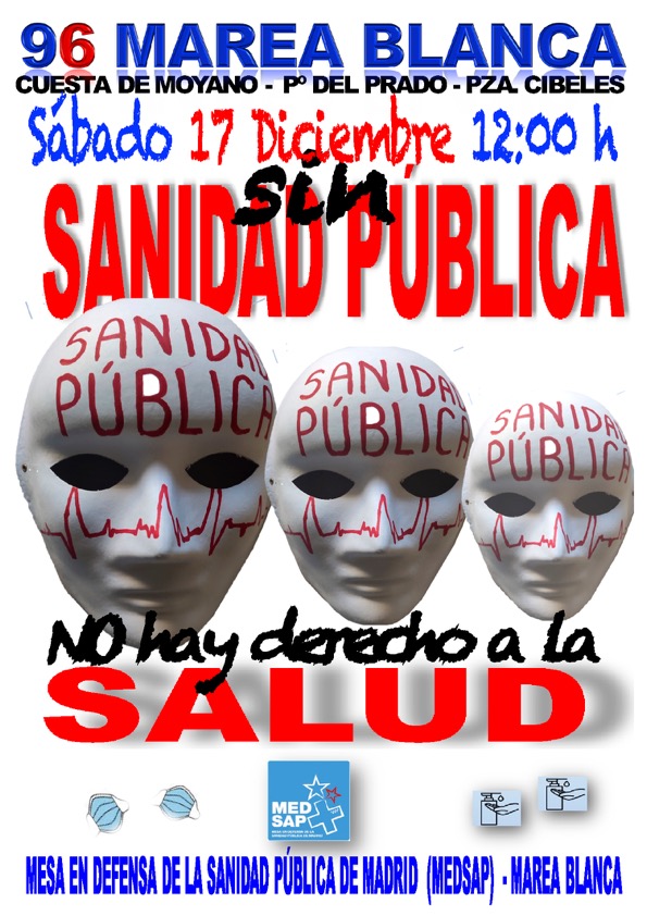 Cartel de la 96ª Marea Blanca