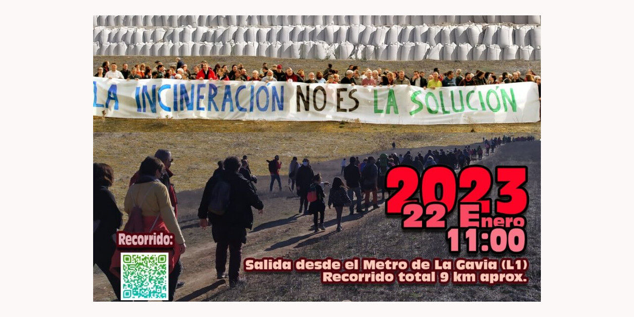 La IV Marcha por el cierre de la incineradora de Valdemingómez finalizará ante el depósito de cenizas