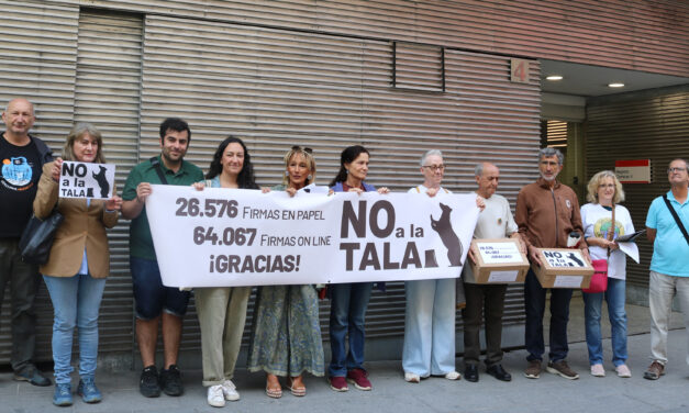 Registran en el Gobierno regional más de 90.000 firmas contra la tala prevista por las obras de ampliación de la línea 11 de Metro