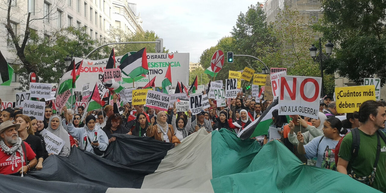 Las asociaciones vecinales alzan su voz por la paz en Palestina y el respeto de los derechos humanos
