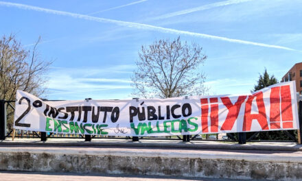 De luto por la educación pública en Villa de Vallecas