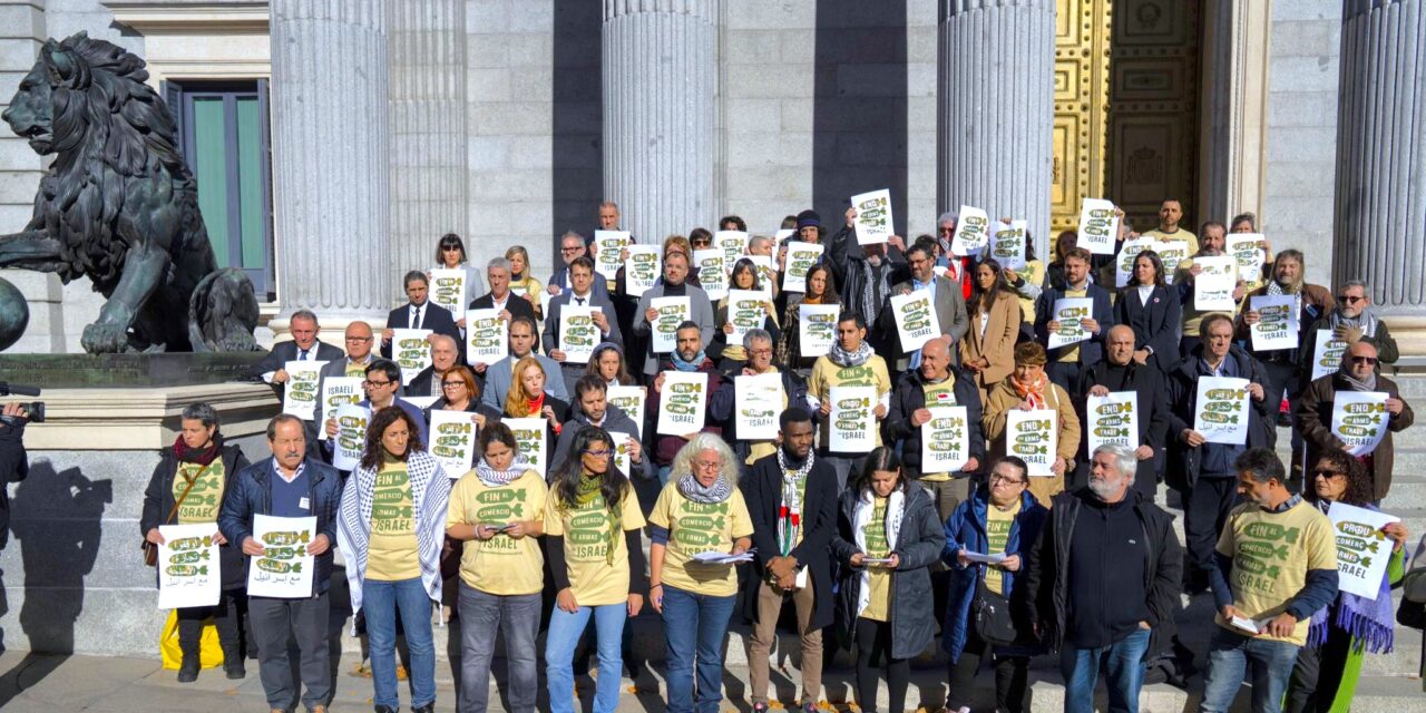 La sociedad civil se une para exigir el cese de la venta de armas a Israel y el final de la guerra en Gaza