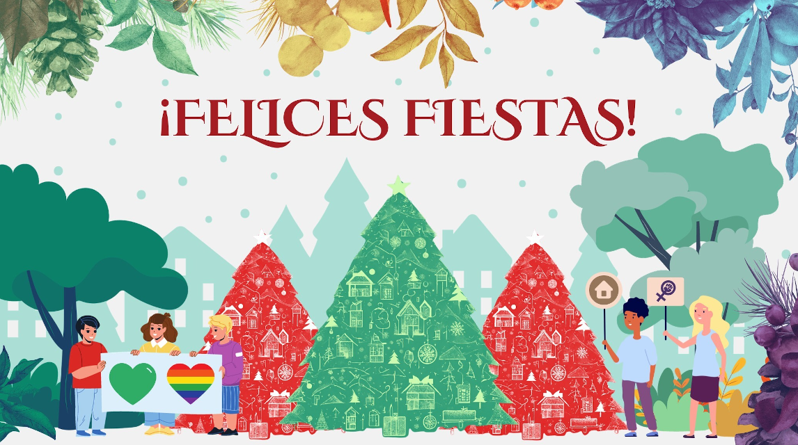Las asociaciones vecinales te desean unas felices fiestas y un venturoso y solidario año 2024