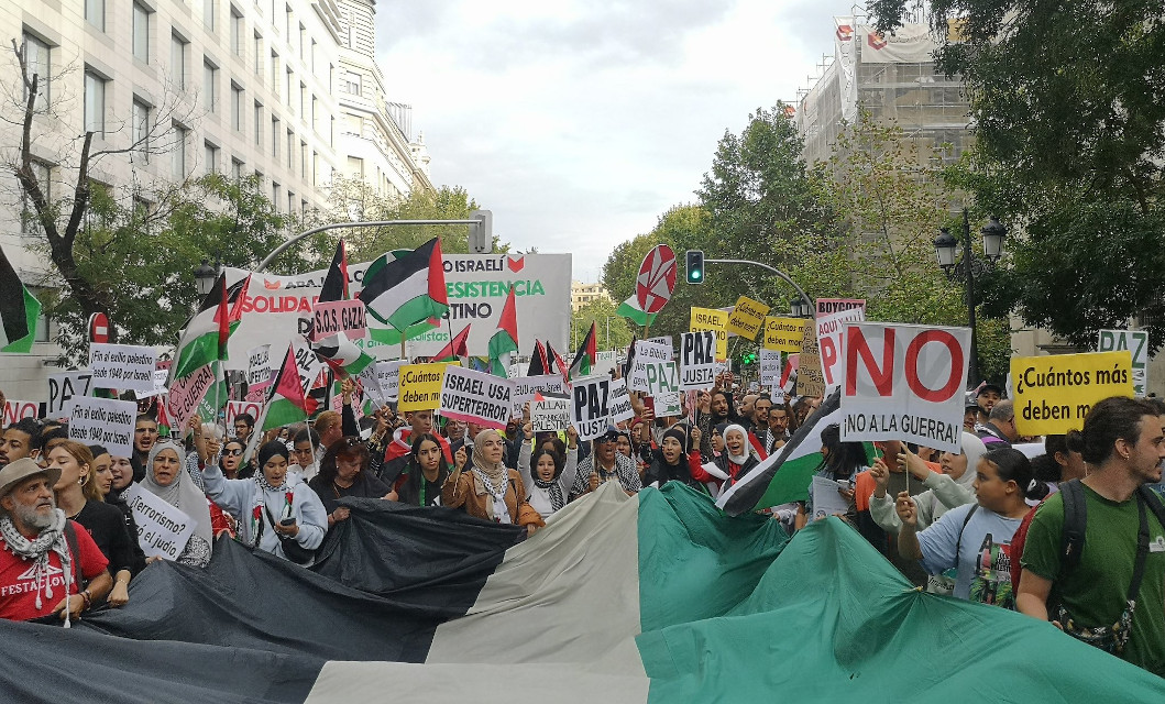 Sábado de lucha en solidaridad con Palestina y contra el genocidio del Gobierno israelí
