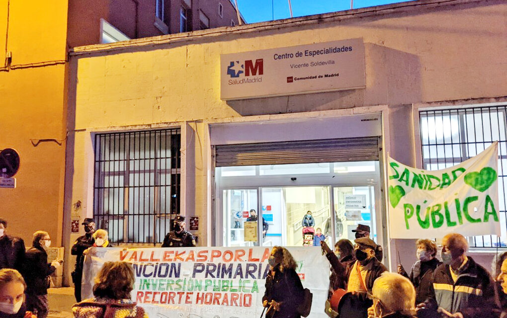 Un centro de salud de Vallecas que atiende a 30.000 personas se queda sin médicos del turno de tarde
