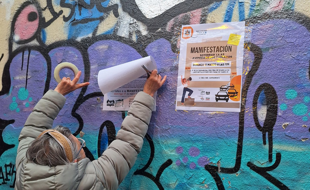 La vecindad de Aluche y Campamento cortará la A5 para exigir su soterramiento hasta la Avenida de los Poblados