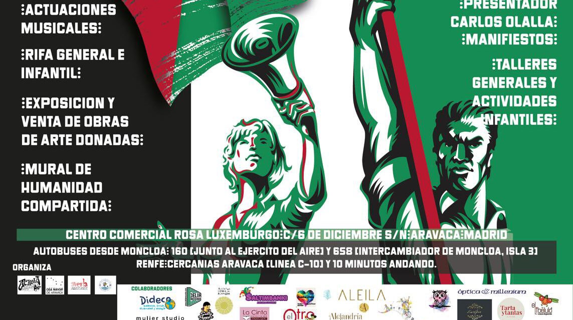 Asociaciones de Aravaca organizan un importante evento para recaudar fondos para los refugiados palestinos
