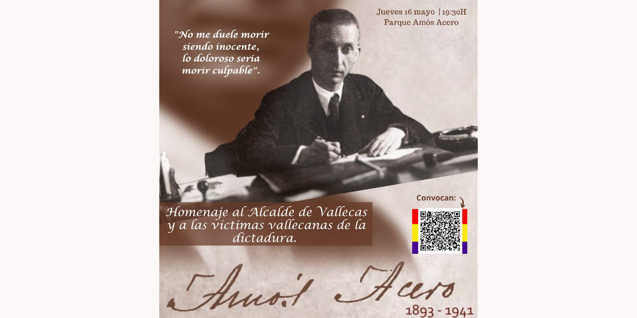 Vallecas rinde homenaje a su primer alcalde democrático en el 83 aniversario de su fusilamiento