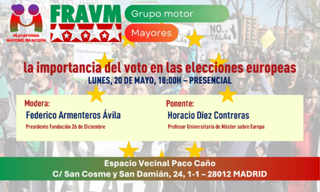 Charla debate sobre la importancia del voto en las elecciones europeas