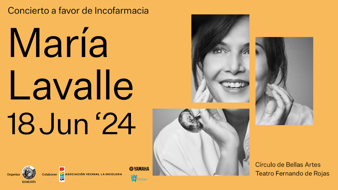 María Lavalle ofrece un concierto en Madrid en apoyo de Incofarmacia, proyecto de Villaverde contra la pobreza farmacéutica