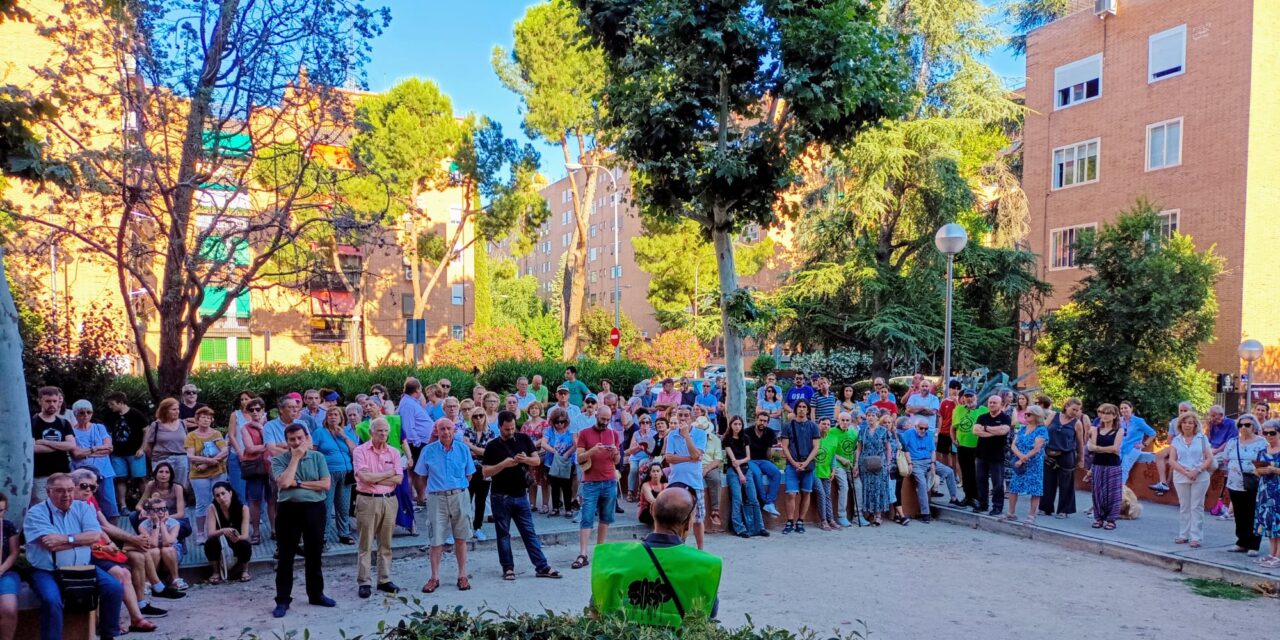 Nueva concentración en Saconia (Moncloa-Aravaca) contra el vial de San Gerardo, 11