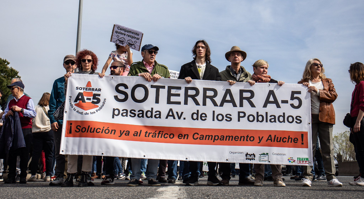 El proyecto de soterramiento de la A5 en dos tramos es “un maltrato a los vecinos de Campamento y Aluche”, aseguran sus asociaciones vecinales